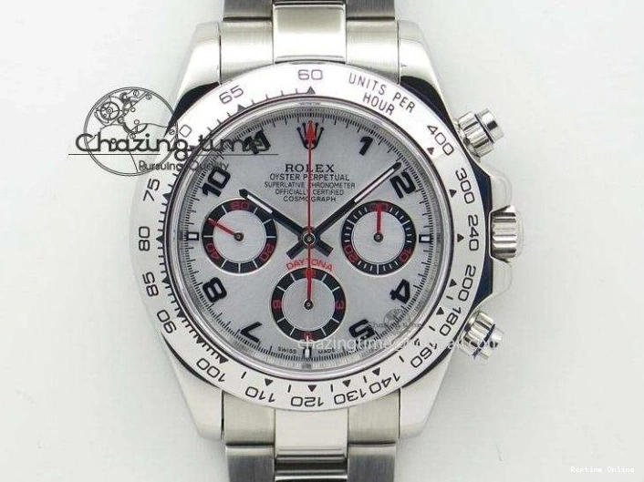 0123 WrinkleFree Submariner 40mm White Ceramic 5GF Best Edition White Red Dial on Red Rubber Strap SA 2485